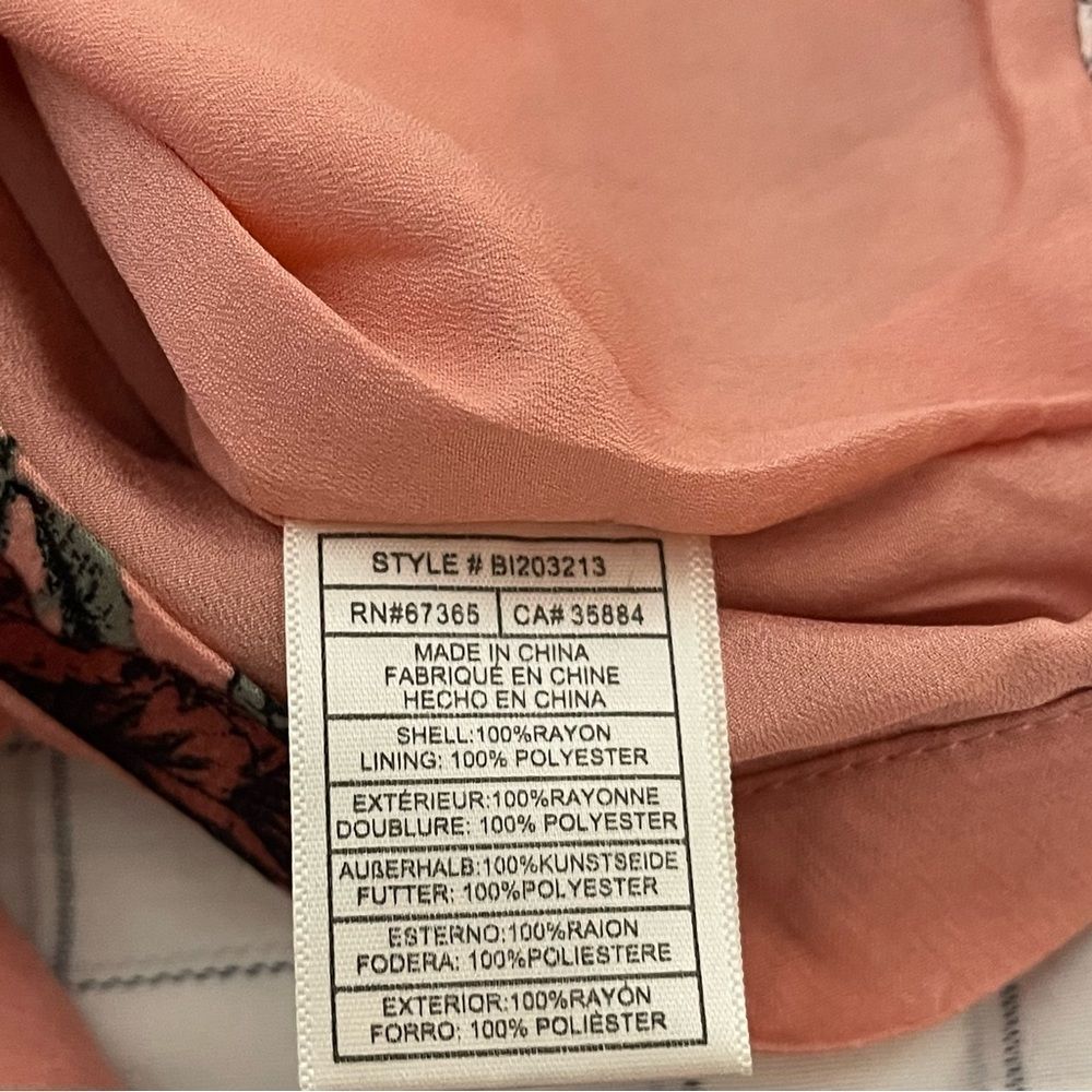 NWT BB Dakota Isabelle Revolve Sugar Coral Floral Cropped Ruffle Flared Pants - Picture 13 of 16
